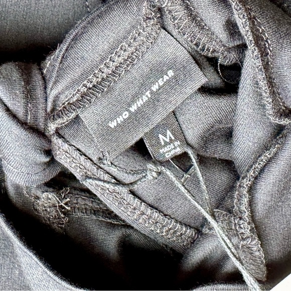 NWT Who What Wear Black Mock Neck Short Sleeve Midi Dress – Size M - Picture 6 of 14